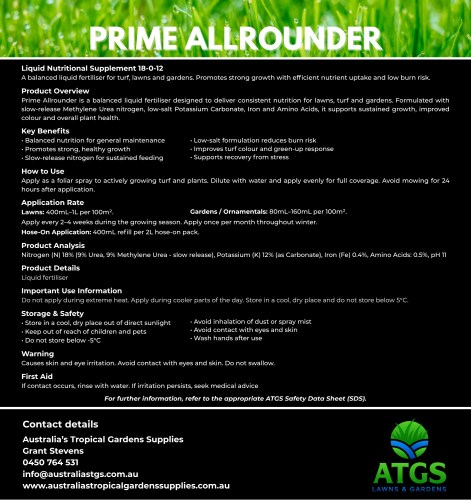 PAB 5L ATGS Fertiliser Label Range (vgs)